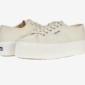 Beige Platform Supergas, sadly too big for me!